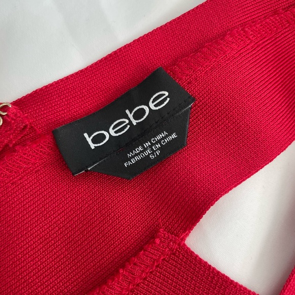 bebe red bandage dress - Picture 5 of 5